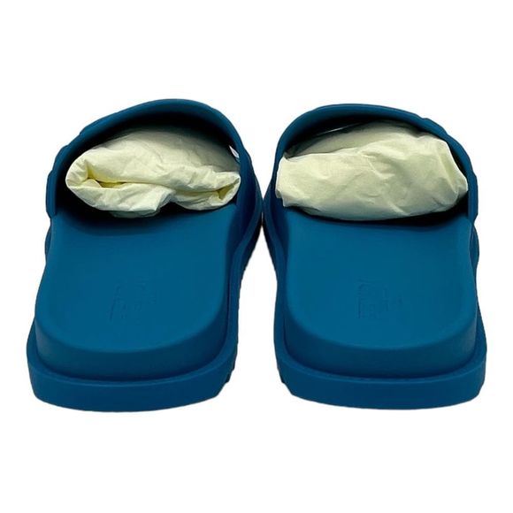 Blue Fendi FF logo Slides - Picture 12 of 12